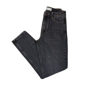 Topshop Women’s Black Wash High-Waisted Jeans – Size 4